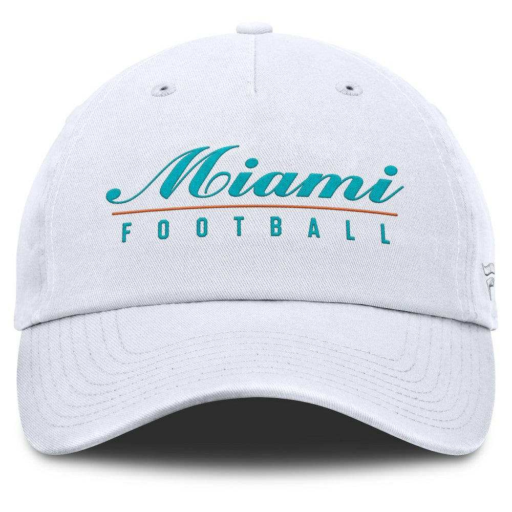 Miami Dolphins Women's Harmony Adjustable Hat White | Fanatics