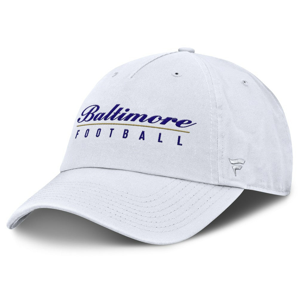 Baltimore Ravens Women's Harmony Adjustable Hat White | Fanatics