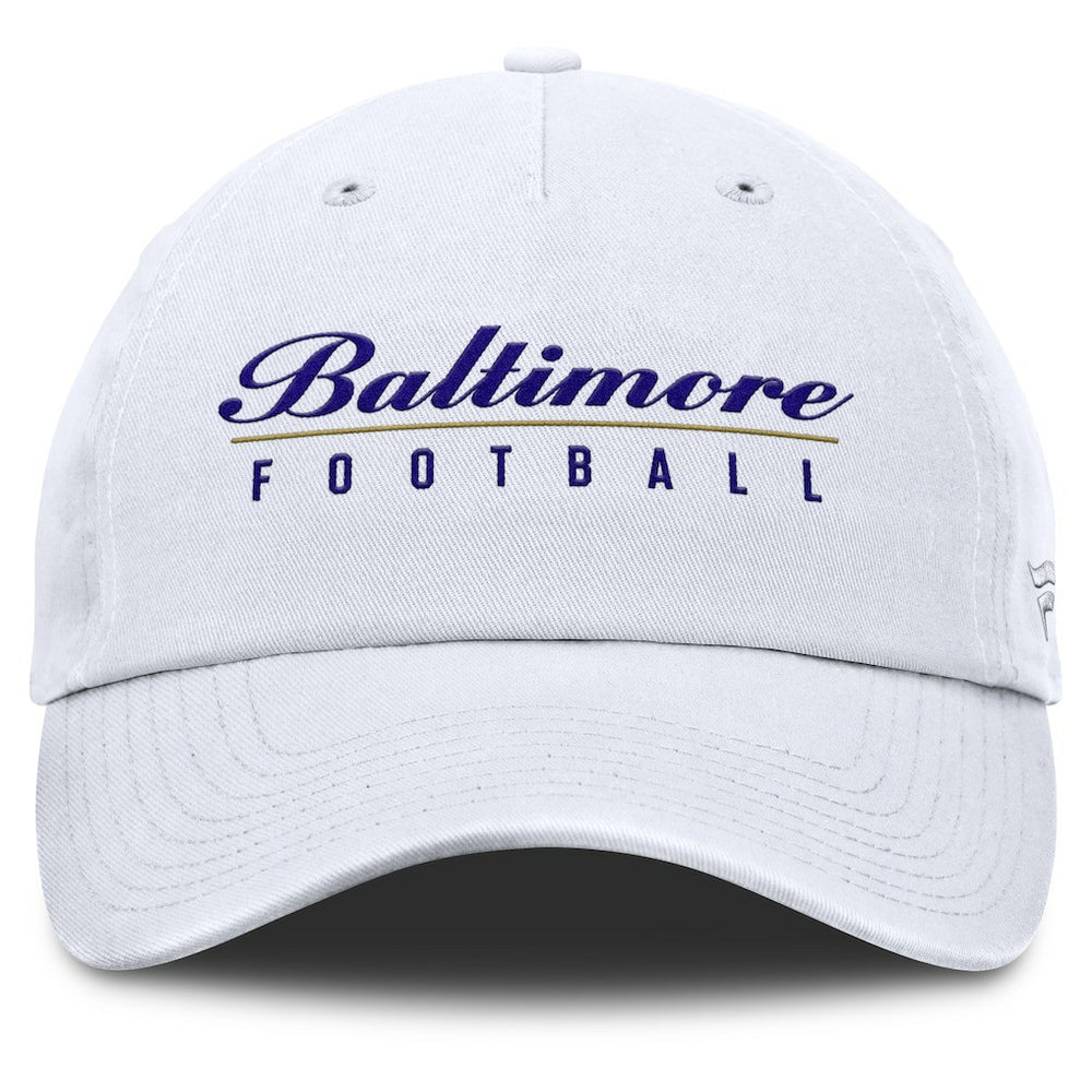 Baltimore Ravens Women's Harmony Adjustable Hat White | Fanatics