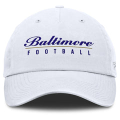 Baltimore Ravens Women's Harmony Adjustable Hat White | Fanatics