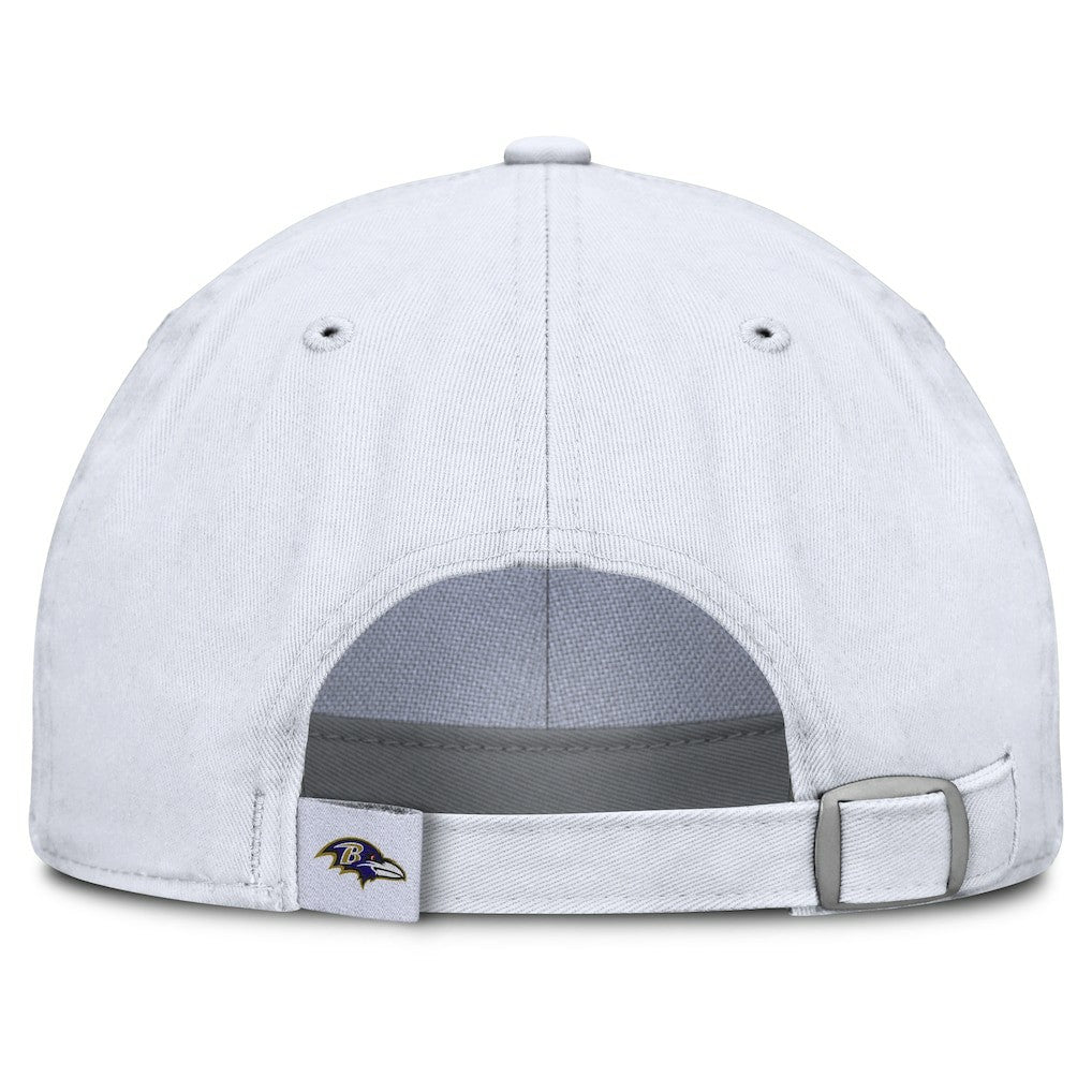 Baltimore Ravens Women's Harmony Adjustable Hat White | Fanatics