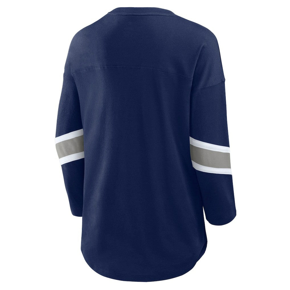 Dallas Cowboys Women's Redzone 3/4-Sleeve T-Shirt Navy | Fanatics