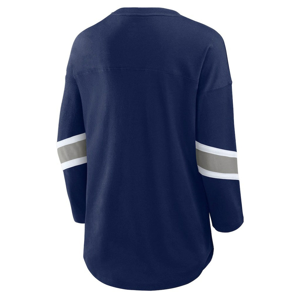Dallas Cowboys Women's Redzone 3/4-Sleeve T-Shirt Navy | Fanatics