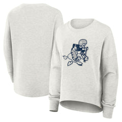 Dallas Cowboys Women's Oversized Hometown Pullover Sweatshirt Heather Gray | Fanatics