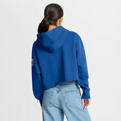 Dallas Cowboys Women's Oversized Hometown Heritage Cropped Hoodie Royal | Fanatics