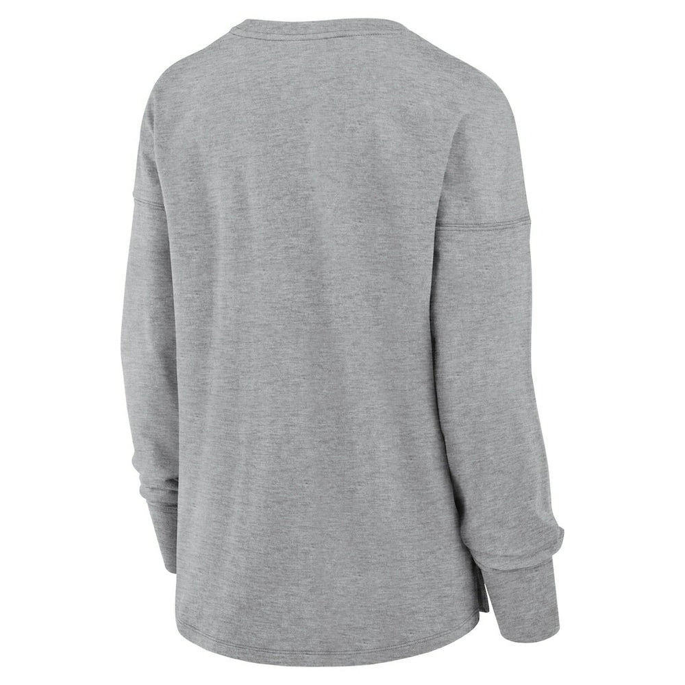 Dallas Cowboys Women's Hometown Legacy Long Sleeve T-Shirt Heather Gray | Fanatics