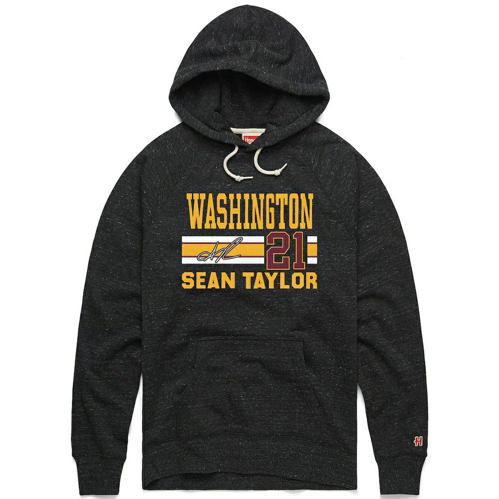 Sean Taylor Washington Commanders Homage Unisex Name & Number Tri-Blend Pullover Hoodie Charcoal | NFL