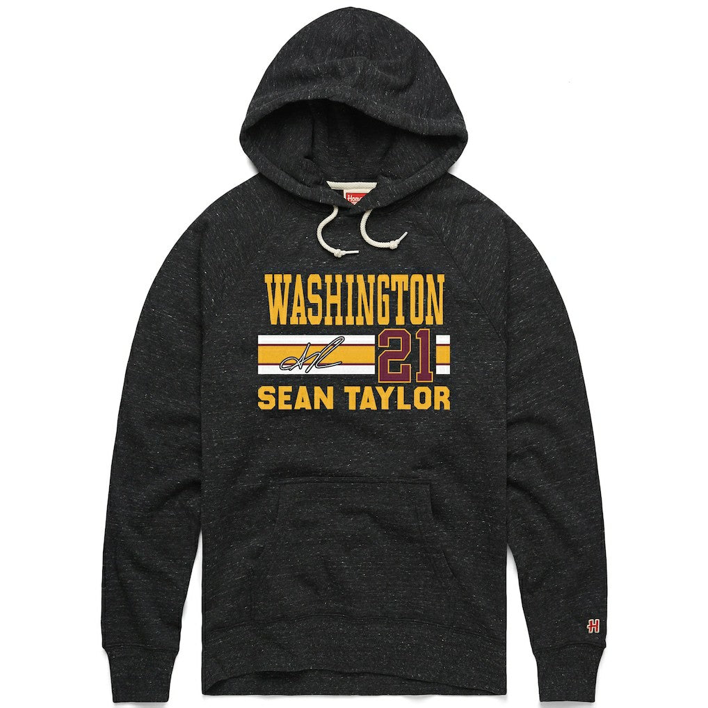 Sean Taylor Washington Commanders Homage Unisex Name & Number Tri-Blend Pullover Hoodie Charcoal | NFL