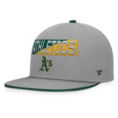 Athletics Fanatics Punchout Snapback Hat - MLB
