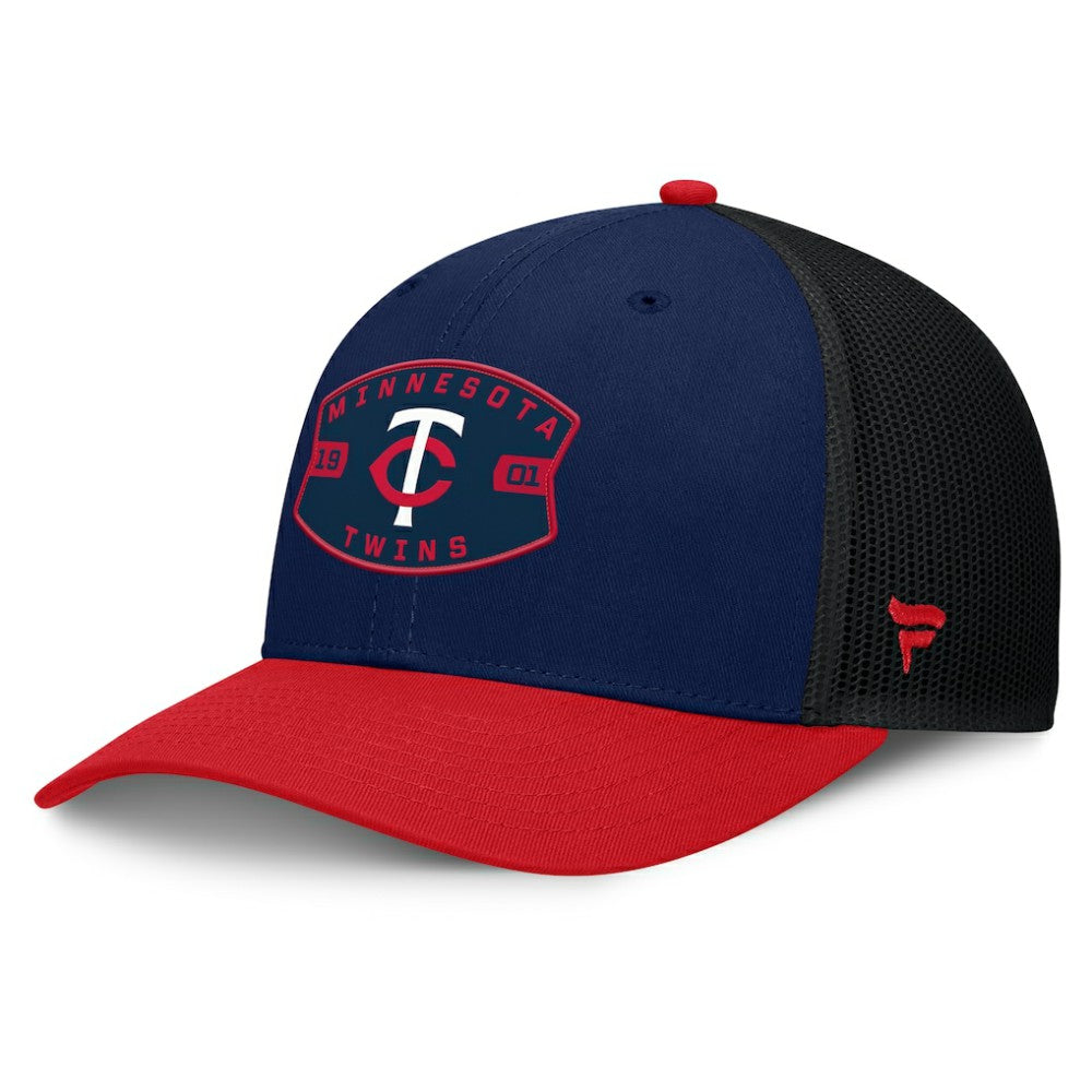 Minnesota Twins Fanatics Cutoff Adjustable Trucker Hat - MLB