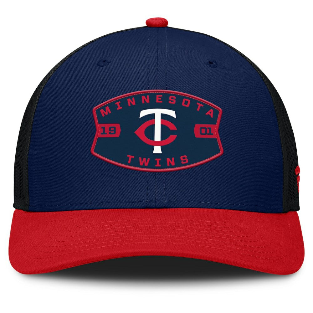 Minnesota Twins Fanatics Cutoff Adjustable Trucker Hat - MLB