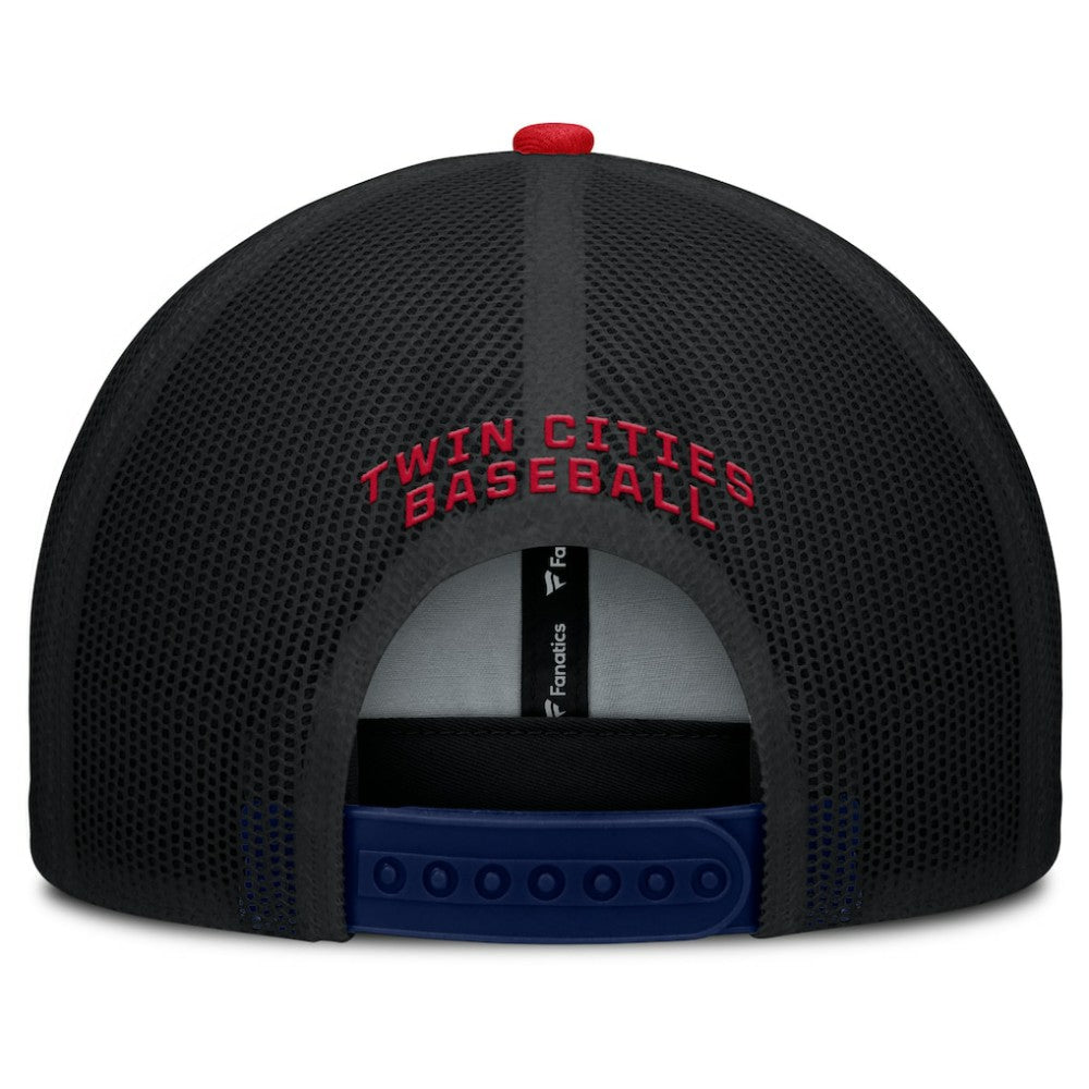 Minnesota Twins Fanatics Cutoff Adjustable Trucker Hat - MLB