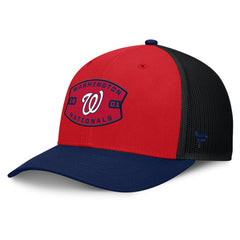 Washington Nationals Fanatics Cutoff Adjustable Trucker Hat - MLB