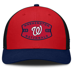Washington Nationals Fanatics Cutoff Adjustable Trucker Hat - MLB