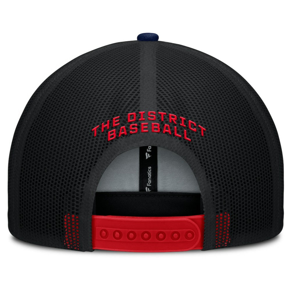 Washington Nationals Fanatics Cutoff Adjustable Trucker Hat - MLB
