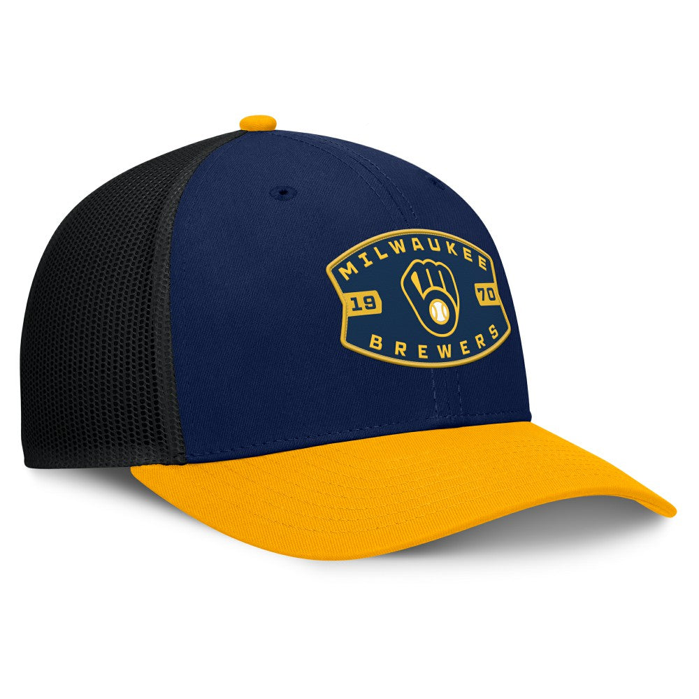 Milwaukee Brewers Fanatics Cutoff Adjustable Trucker Hat - MLB