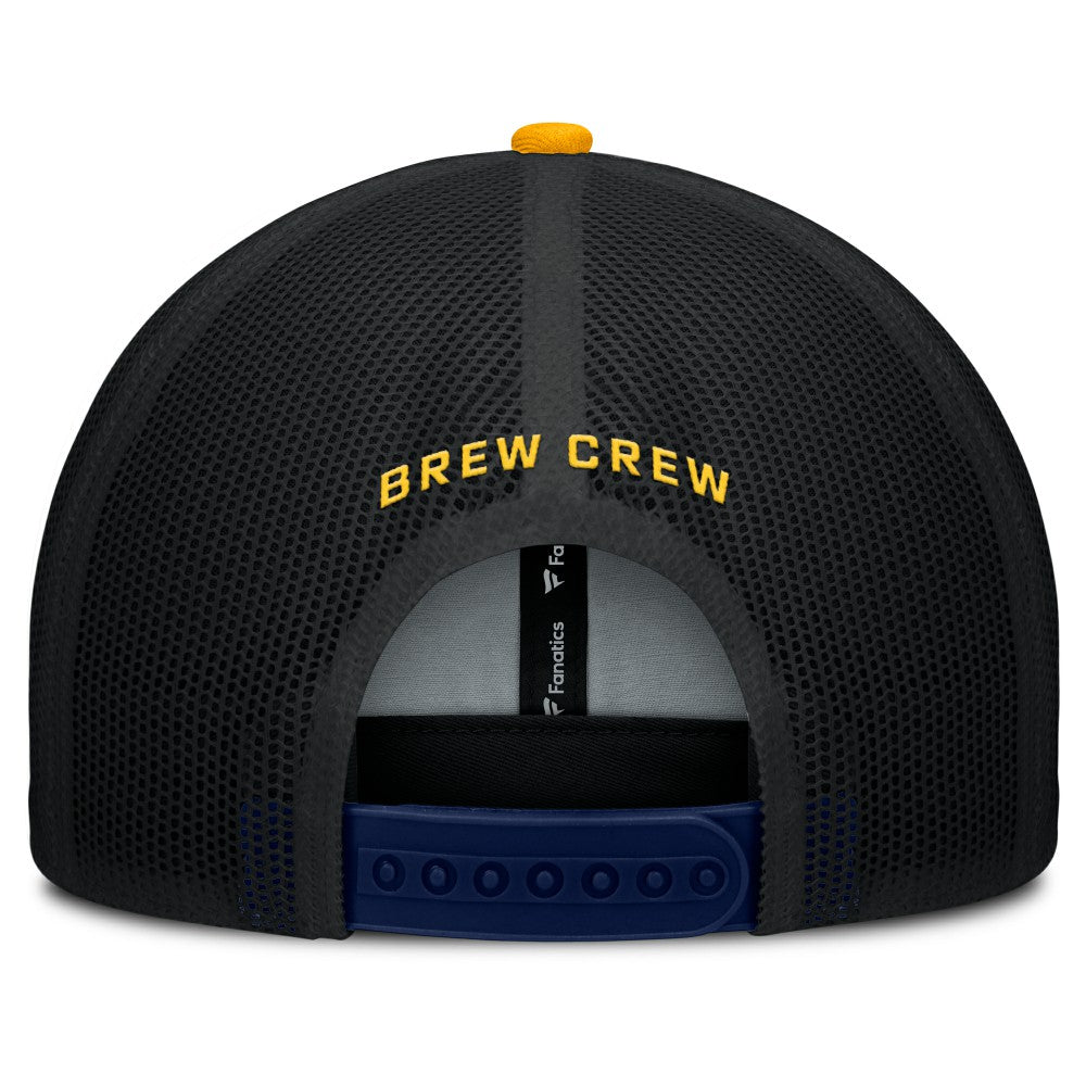 Milwaukee Brewers Fanatics Cutoff Adjustable Trucker Hat - MLB