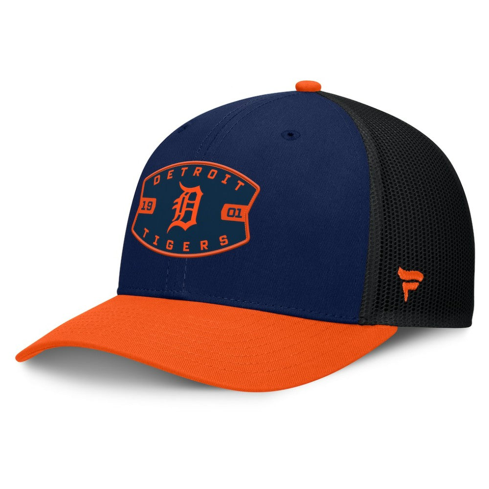 Detroit Tigers Fanatics Cutoff Adjustable Trucker Hat - MLB