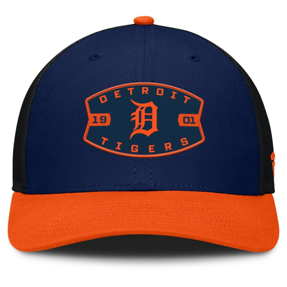 Detroit Tigers Fanatics Cutoff Adjustable Trucker Hat - MLB