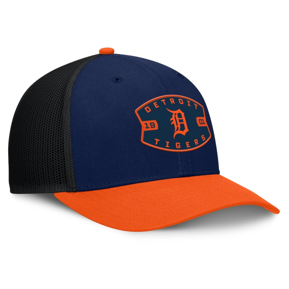 Detroit Tigers Fanatics Cutoff Adjustable Trucker Hat - MLB