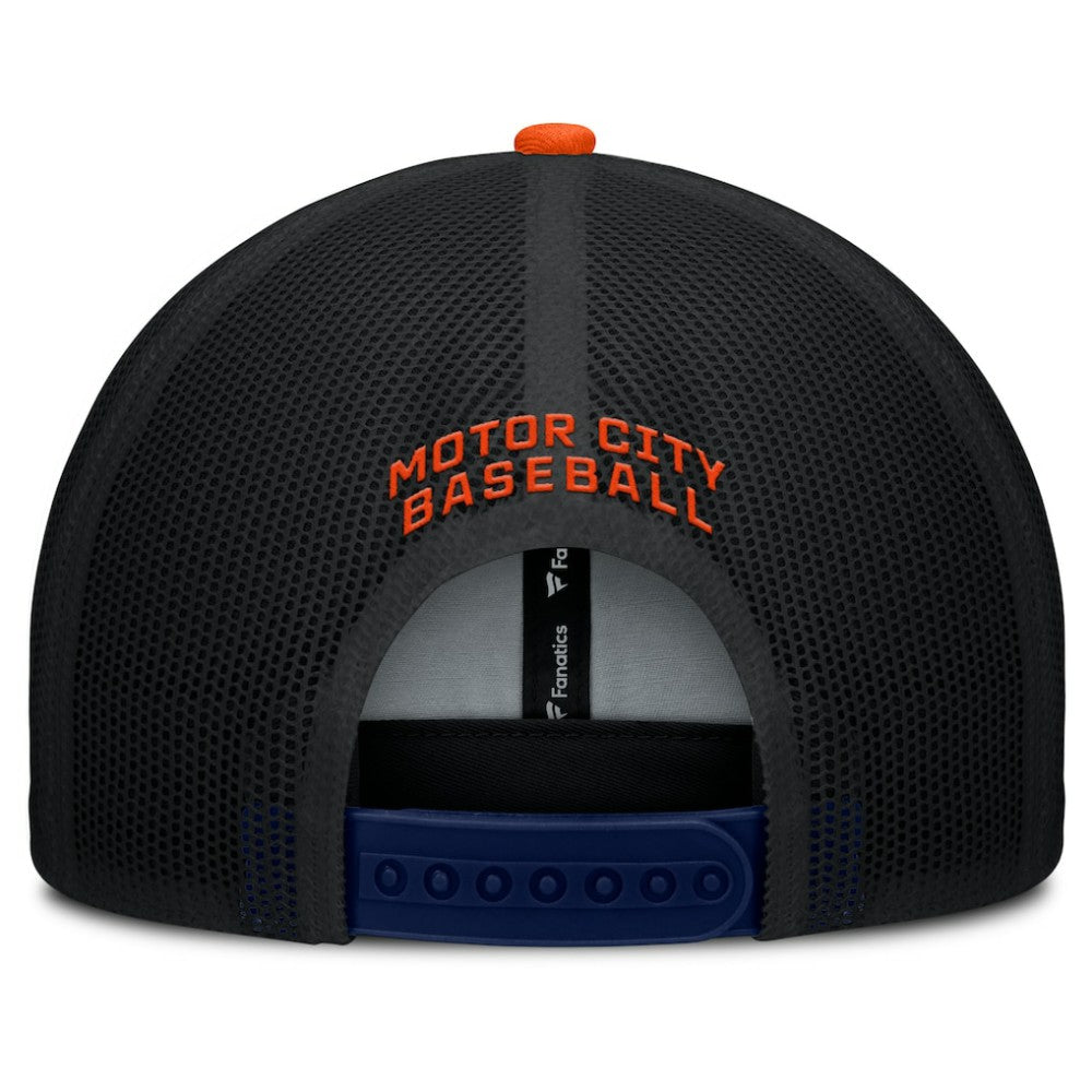 Detroit Tigers Fanatics Cutoff Adjustable Trucker Hat - MLB