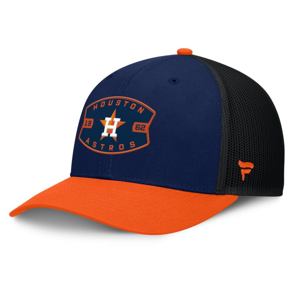 Houston Astros Fanatics Cutoff Adjustable Trucker Hat - MLB