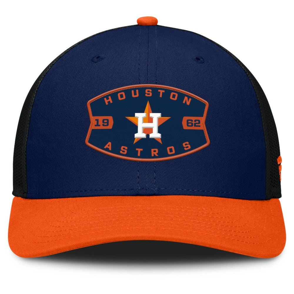 Houston Astros Fanatics Cutoff Adjustable Trucker Hat - MLB