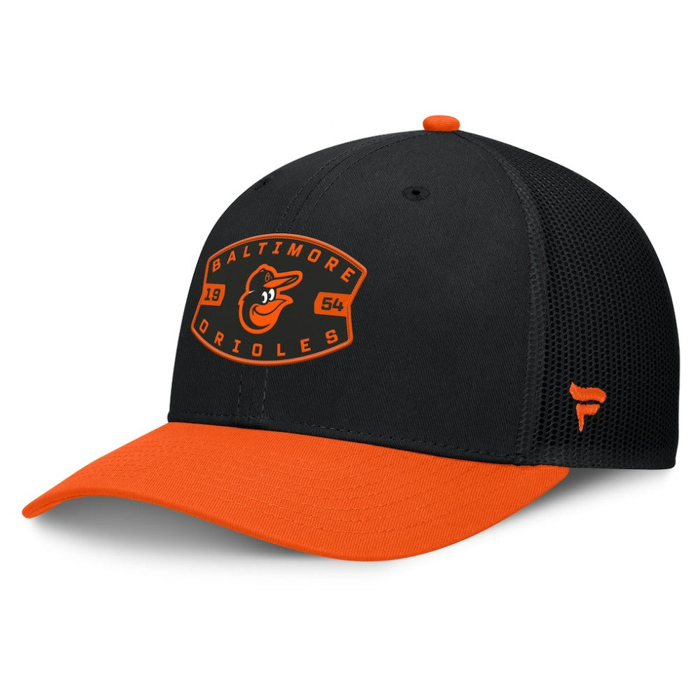 Baltimore Orioles Fanatics Cutoff Adjustable Trucker Hat - MLB