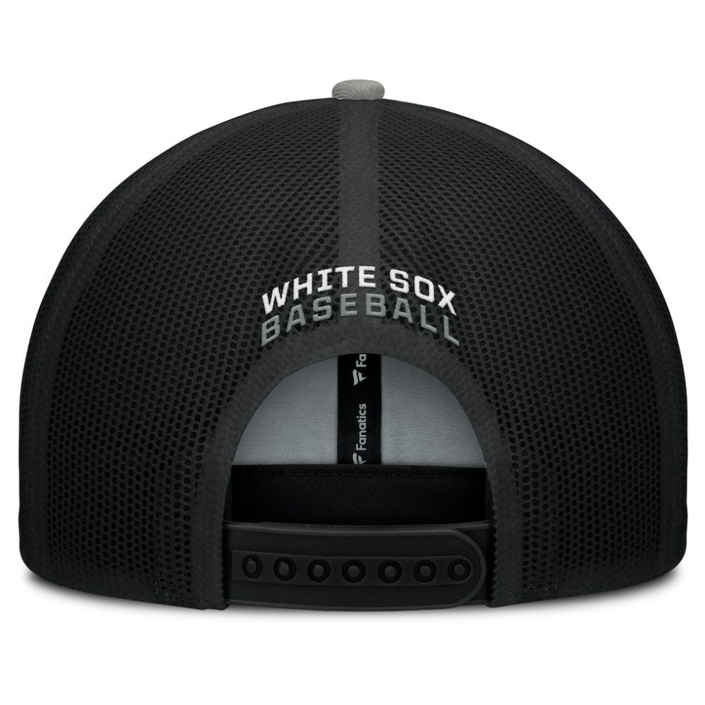 Chicago White Sox Fanatics Cutoff Adjustable Trucker Hat - MLB