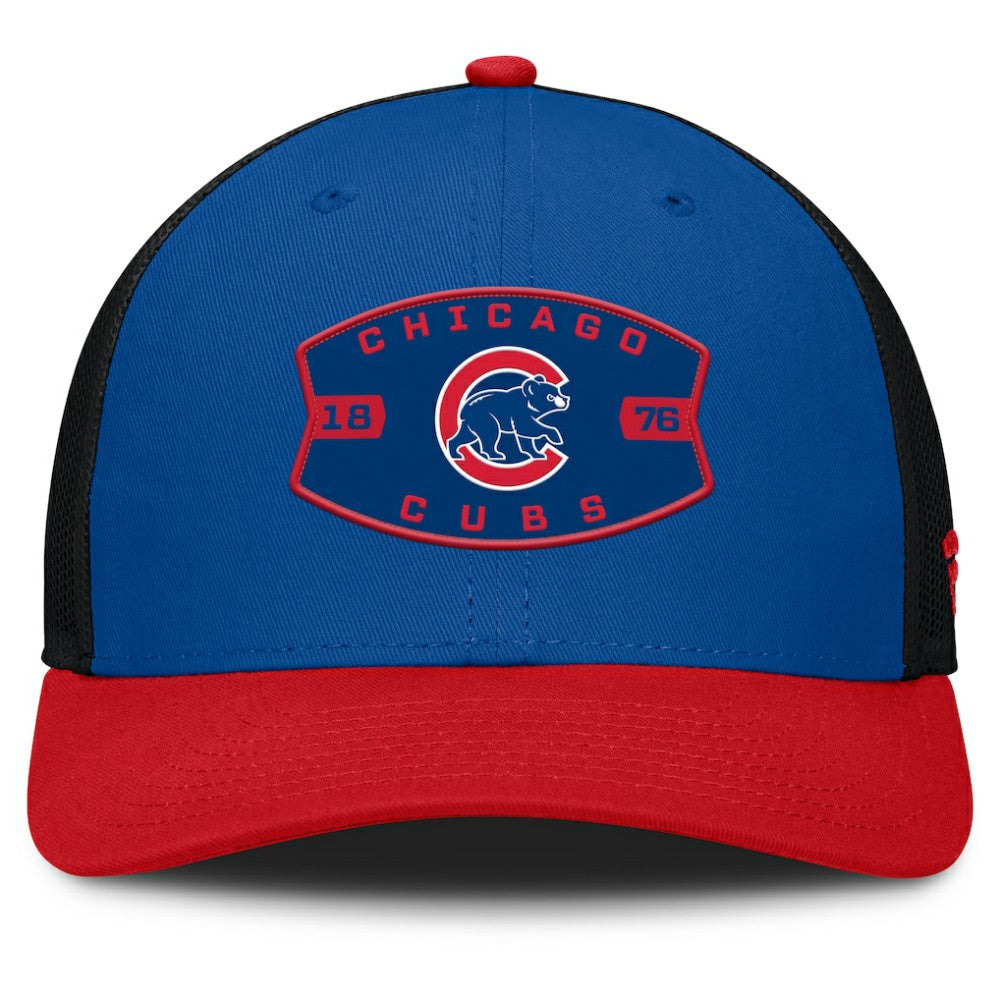Chicago Cubs Fanatics Cutoff Adjustable Trucker Hat - MLB