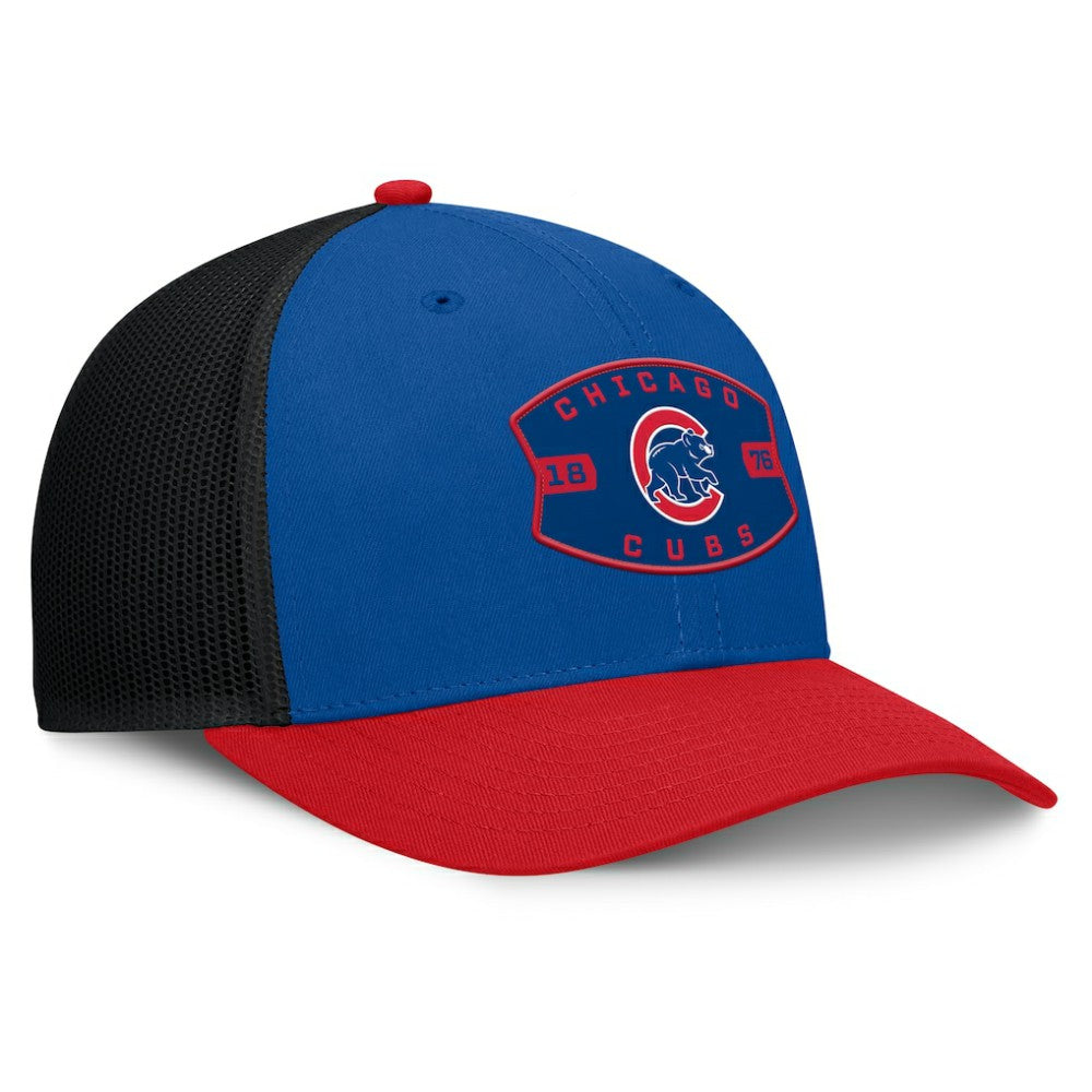Chicago Cubs Fanatics Cutoff Adjustable Trucker Hat - MLB