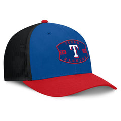 Texas Rangers Fanatics Cutoff Adjustable Trucker Hat - MLB