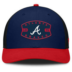 Atlanta Braves Fanatics Cutoff Adjustable Trucker Hat - MLB