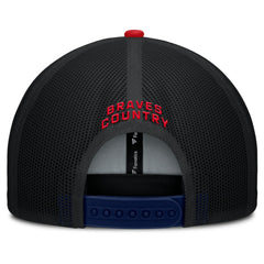Atlanta Braves Fanatics Cutoff Adjustable Trucker Hat - MLB