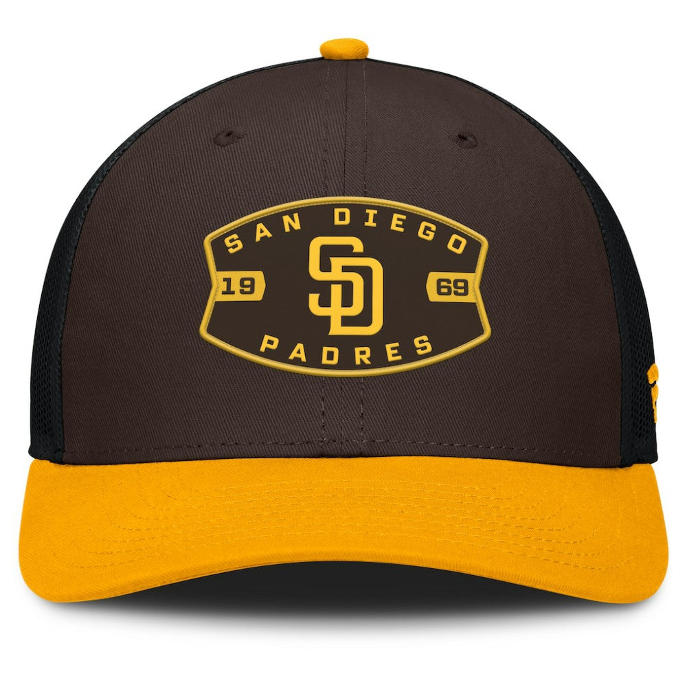 San Diego Padres Fanatics Cutoff Adjustable Trucker Hat - MLB