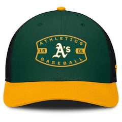 Athletics Fanatics Cutoff Adjustable Trucker Hat - MLB
