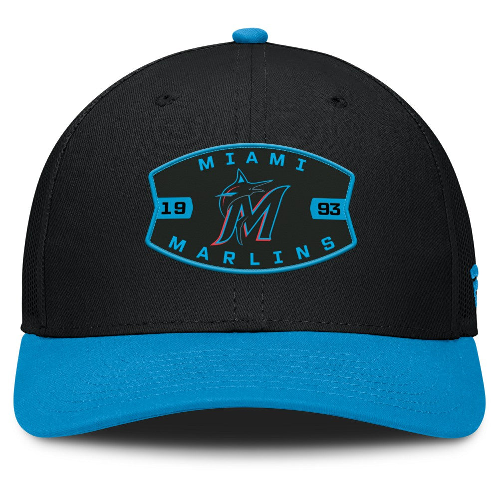 Miami Marlins Fanatics Cutoff Adjustable Trucker Hat - MLB