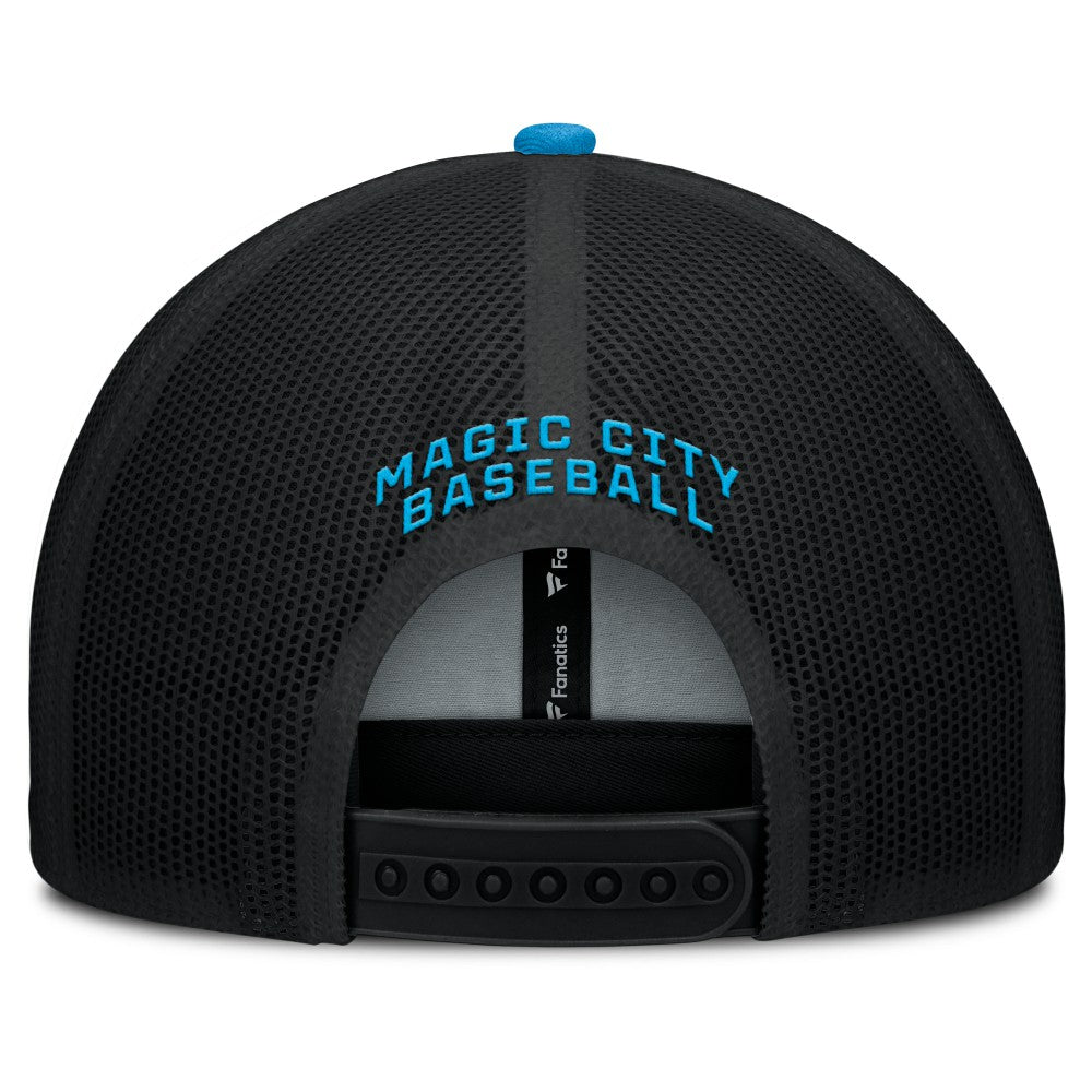 Miami Marlins Fanatics Cutoff Adjustable Trucker Hat - MLB