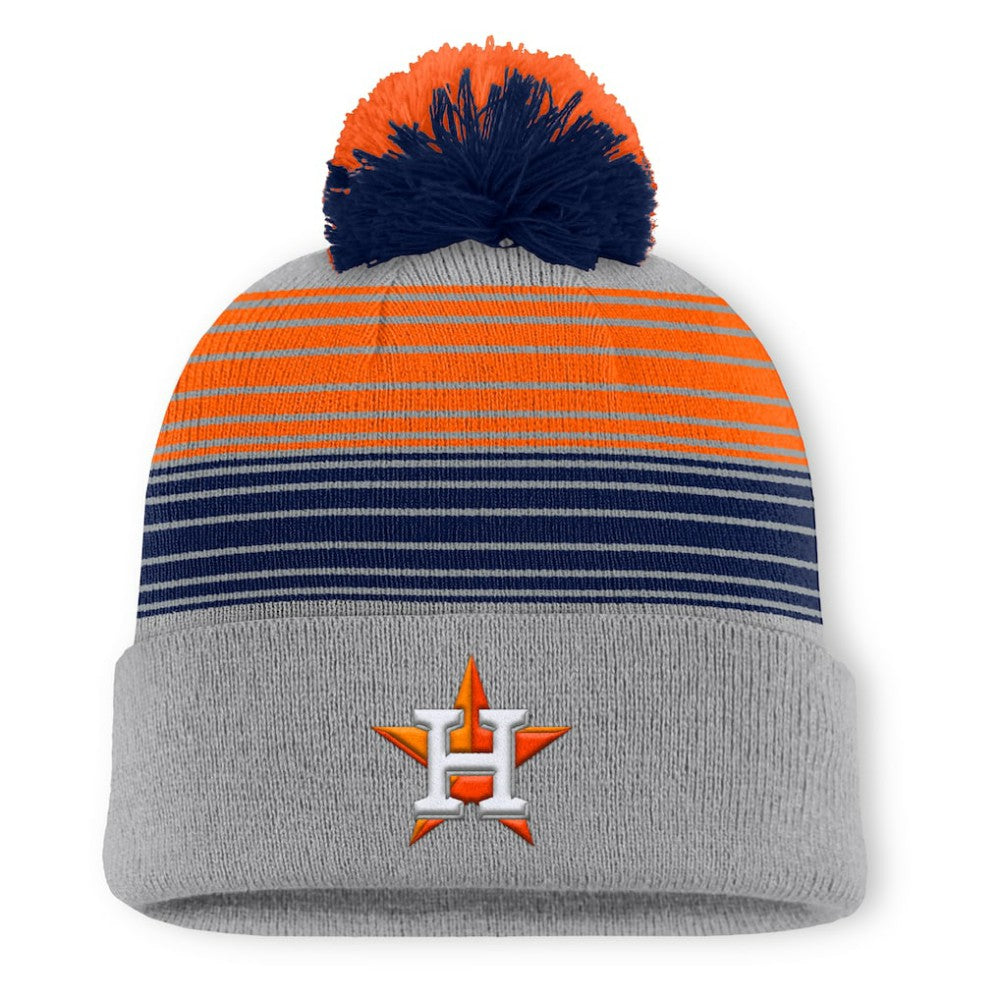Houston Astros Fanatics Balk Cuffed Knit Hat with Pom - MLB