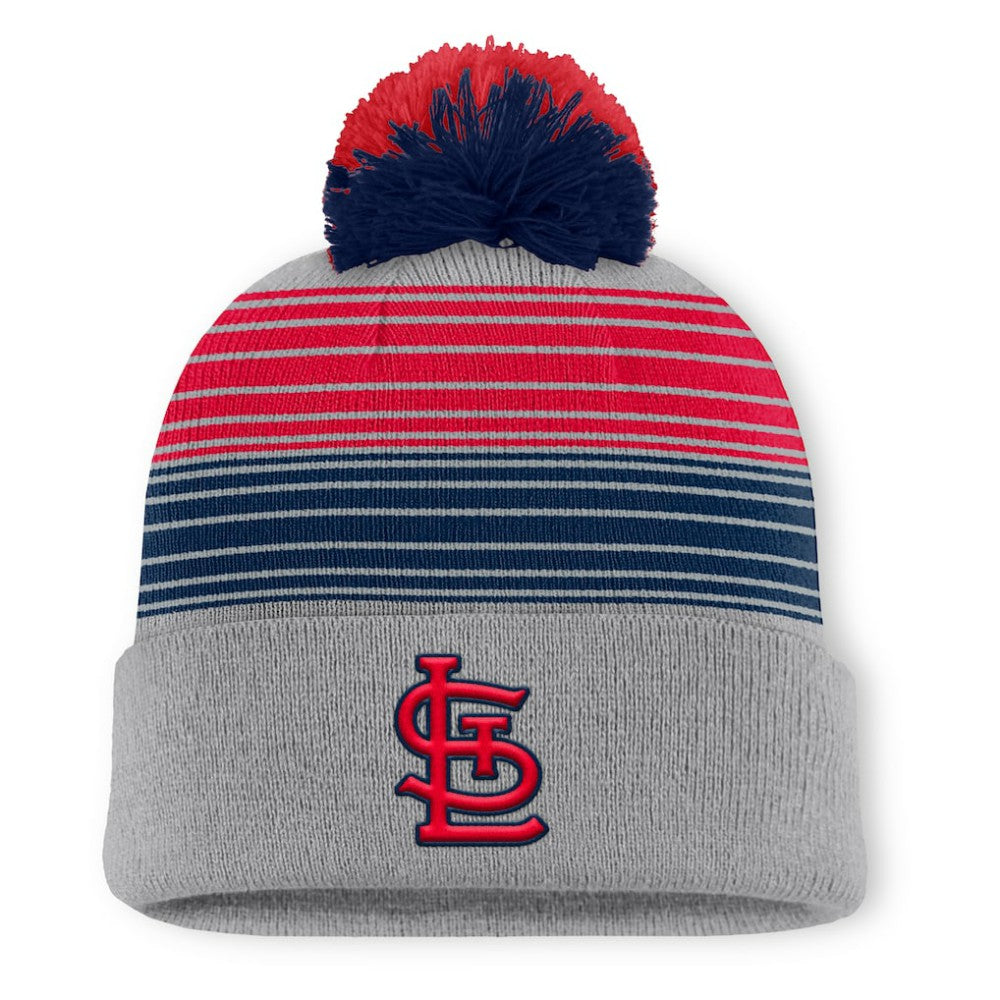 St. Louis Cardinals Fanatics Balk Cuffed Knit Hat with Pom - MLB