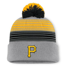Pittsburgh Pirates Fanatics Balk Cuffed Knit Hat with Pom - MLB