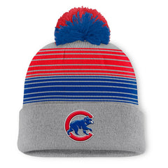 Chicago Cubs Fanatics Balk Cuffed Knit Hat with Pom - MLB