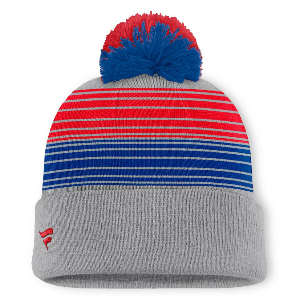 Chicago Cubs Fanatics Balk Cuffed Knit Hat with Pom - MLB