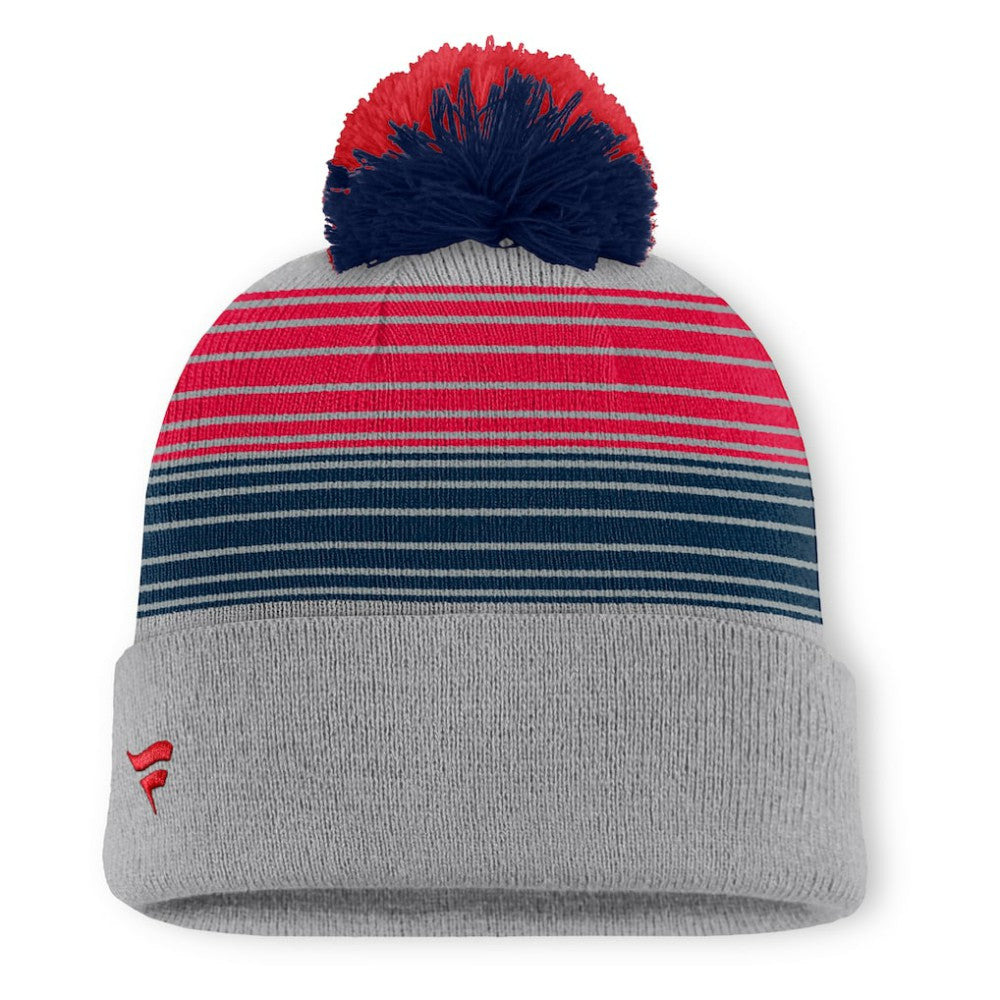 Boston Red Sox Fanatics Balk Cuffed Knit Hat with Pom - MLB