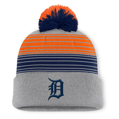 Detroit Tigers Fanatics Balk Cuffed Knit Hat with Pom - MLB