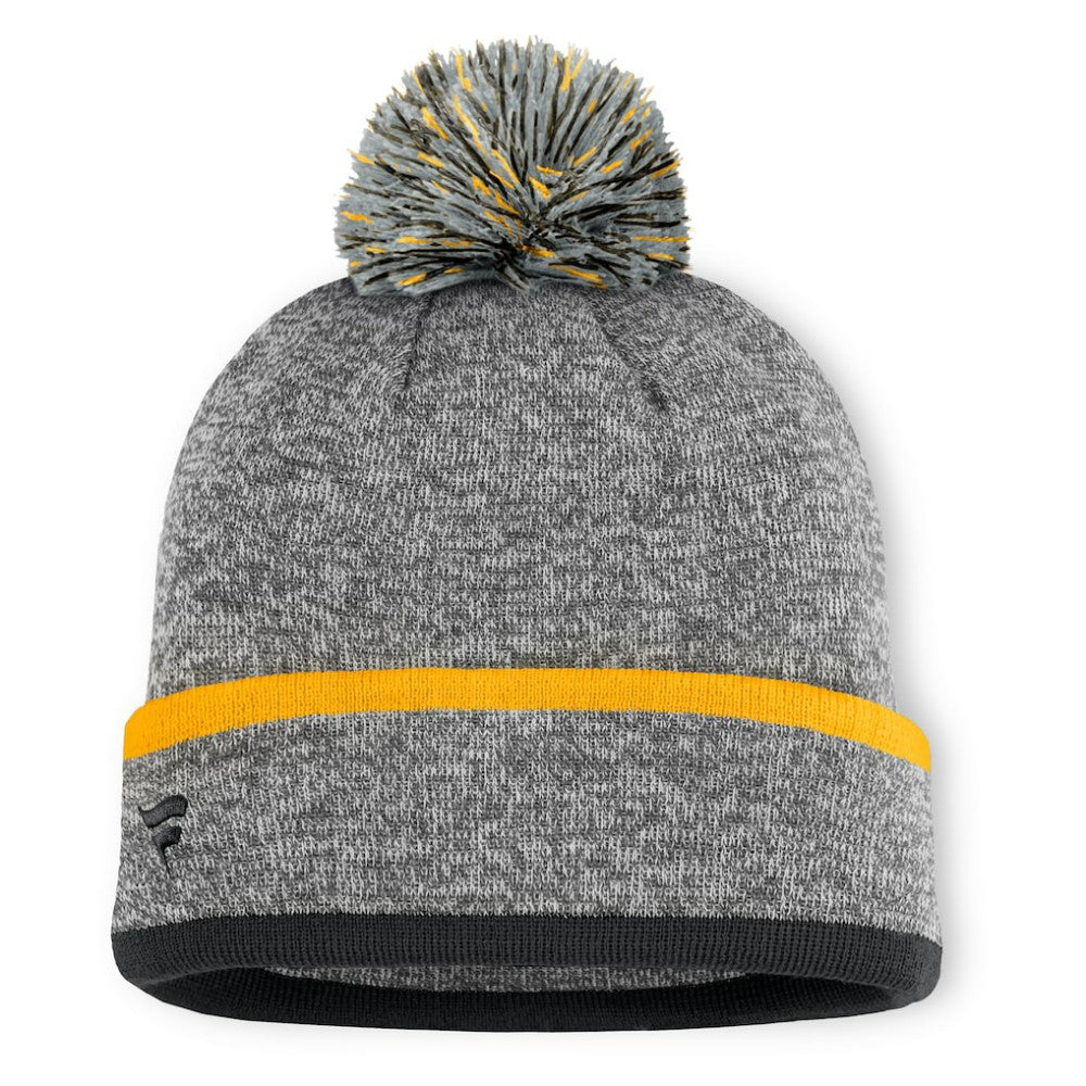 Pittsburgh Pirates Fanatics Backstop Cuffed Knit Hat with Pom - MLB