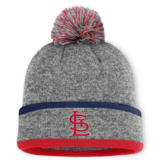 St. Louis Cardinals Fanatics Backstop Cuffed Knit Hat with Pom - MLB