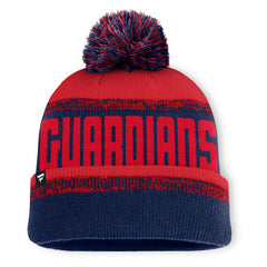 Cleveland Guardians Fanatics No-Doubter Cuffed Knit Hat with Pom - MLB