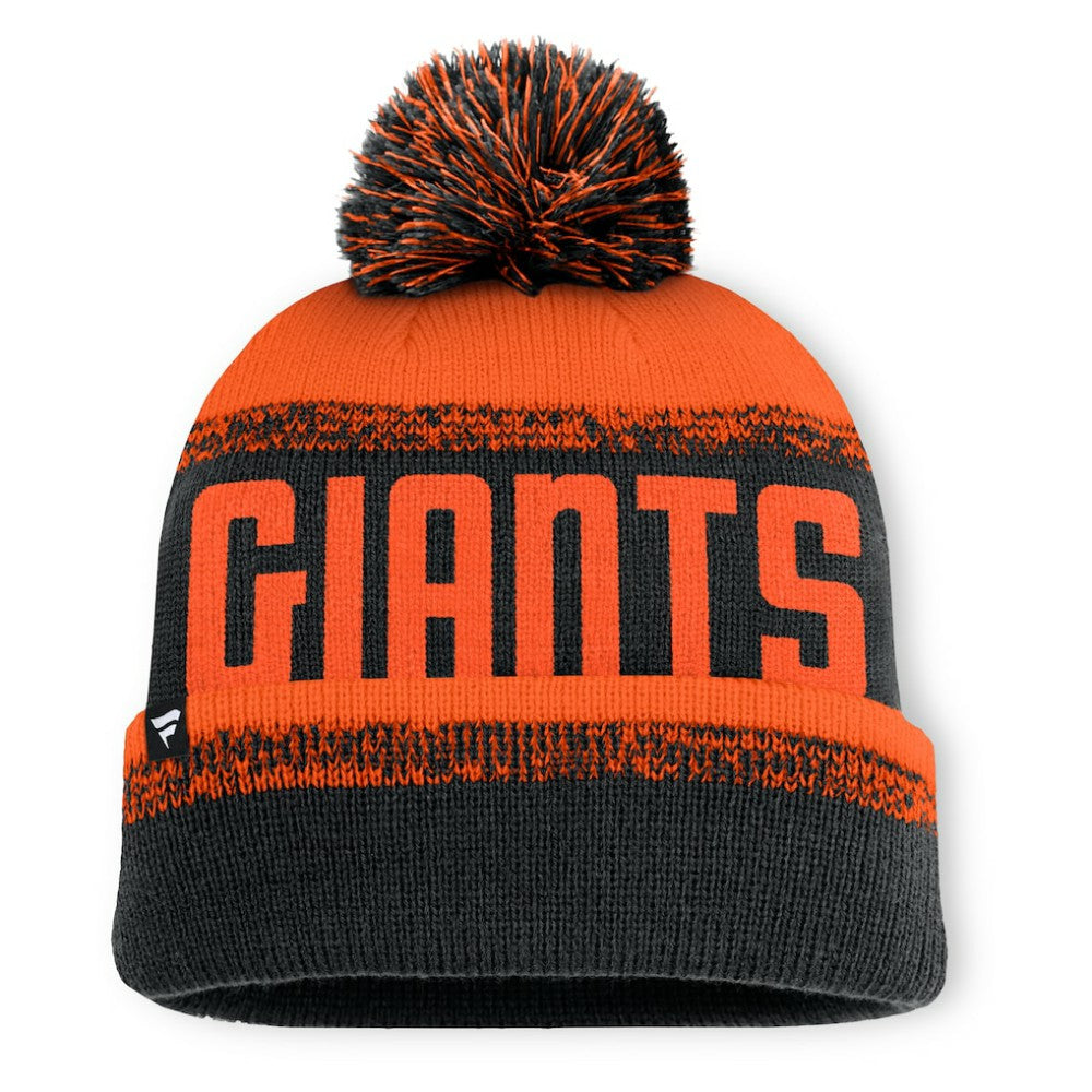 San Francisco Giants Fanatics No-Doubter Cuffed Knit Hat with Pom - MLB