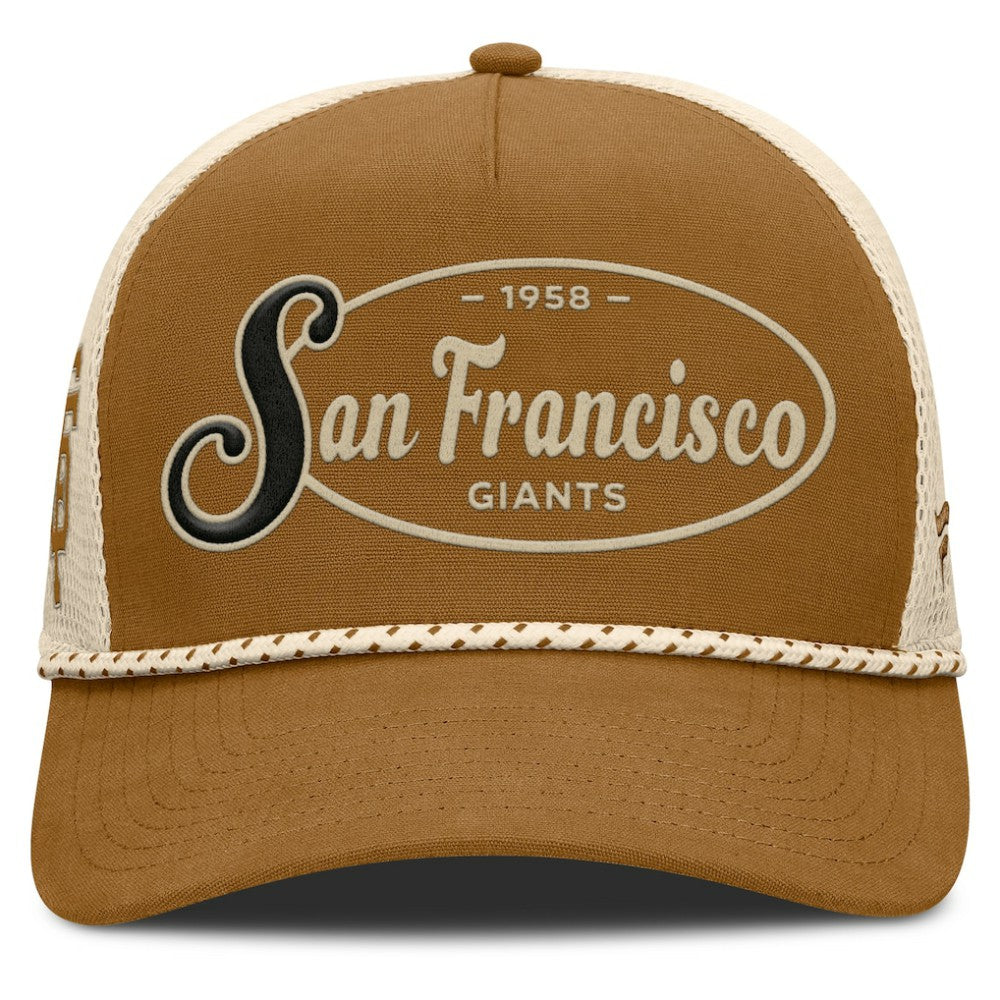 San Francisco Giants Fanatics A-Frame Trucker Adjustable Hat - MLB